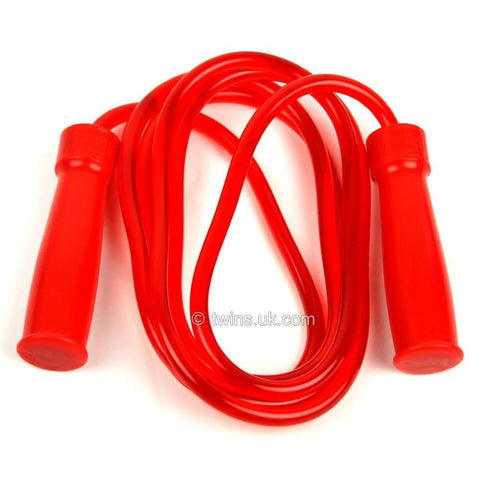 TWINS HEAVY BEARING SKIPPING ROPE-RED