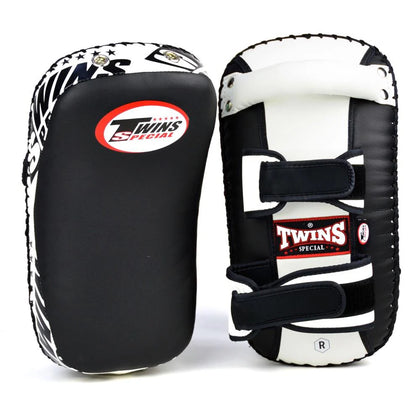 TWINS LIGHTWEIGHT KICK PADS - BLACK/WHITE