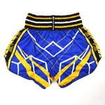 TWINS SPECIAL MUAYTHAI SHORTS-RACING BLUE/YELLOW