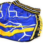 TWINS SPECIAL MUAYTHAI SHORTS-RACING BLUE/YELLOW
