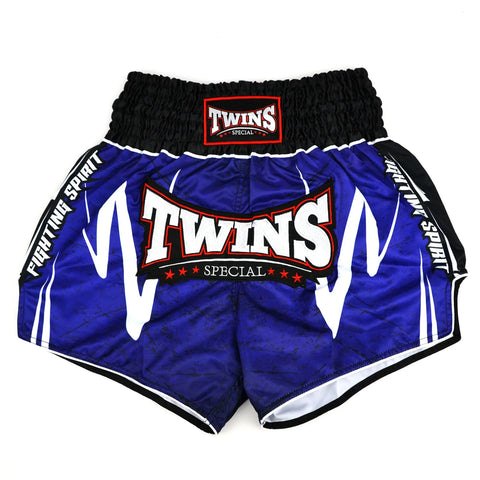 TWINS SPECIAL MUAYTHAI SHORTS-RUSTY BLUE