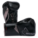 BRAVOSE TITAN PROFESSIONAL FIGHT GLOVES-BLACK