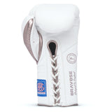BRAVOSE TITAN PROFESSIONAL FIGHT GLOVES-WHITE
