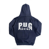 PUG ATHLETIC OBLIQUE HOODY AND SHORTS SET - BLUE