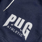 PUG ATHLETIC OBLIQUE HOODY AND SHORTS SET - BLUE