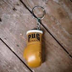 PUG ATHLETIC KEYRING-GOLD