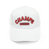 CHAMPS TRUCKER CAP-WHITE