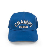 CHAMPS TRUCKER CAP-BLUE