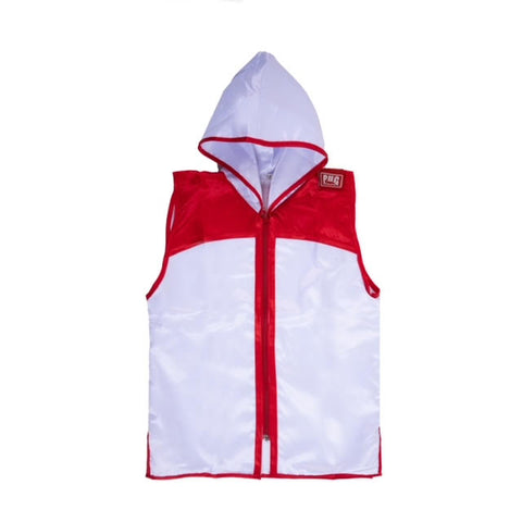 PUG ATHLETIC RING JACKET-WHITE/RED