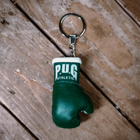 PUG ATHLETIC KEYRING-GREEN