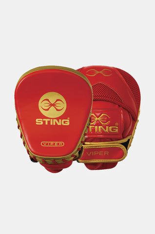 STING VIPER SPEED FOCUS MITT-RED/GOLD