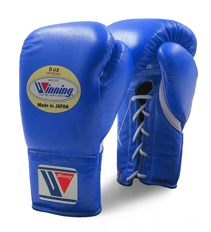 WINNING MS PRO FIGHT GLOVES-BLUE