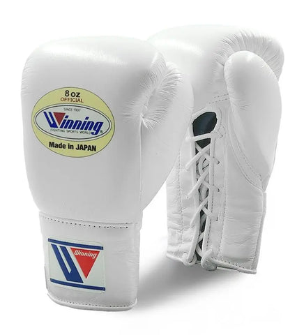WINNING MS PRO FIGHT GLOVES-WHITE