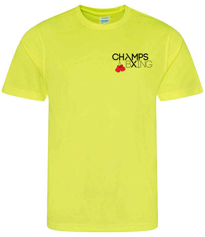 Champs kids cool tec t shirt -Yellow