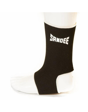 SANDEE-Premium Black & White Ankle Supports anklets (pair)