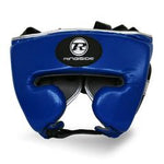 RINGSIDE PRO FITNESS HEADGUARD SYNTHETIC LEATHER blue/silver