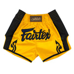 Fairtex Yellow Slim Cut Muay Thai Shorts