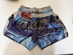 Muay Thai Addict-BMF Blue Showdown Muay Thai Shorts
