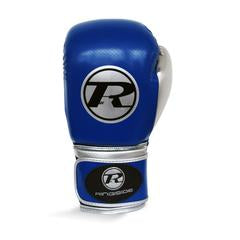 RINGSIDE PRO FITNESS SYNTHETIC LEATHER STRAP-BLUE/SILVER