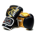 RIVAL RB7 JUNIOR FITNESS PLUS VELCRO BOXING GLOVE - BLACK/GOLD