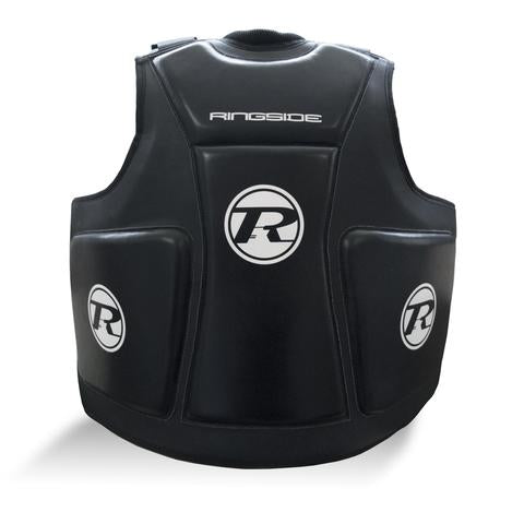 RINGSIDE PRO TECH G1 COACHES BODY PROTECTOR-BLACK/WHITE