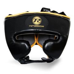 RINGSIDE PRO FITNESS HEADGUARD SYNTHETIC LEATHER black/gold