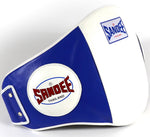 SANDEE LEATHER BELLY PAD blue/white