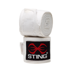 STING ELASTICISED IBA & WOB APPROVED HAND WRAPS - WHITE