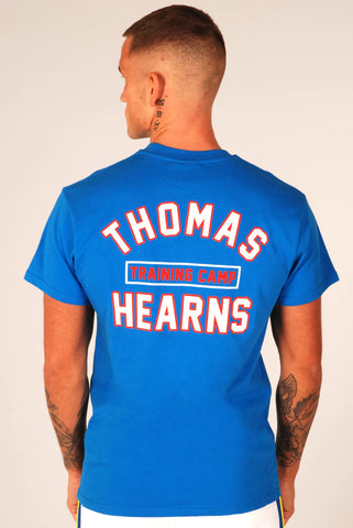 KRONK Boxing Thomas Hearns Training Camp T Shirt Royal Blue