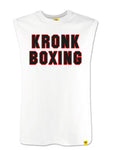 KRONK- Boxing Sleeveless T Shirt White