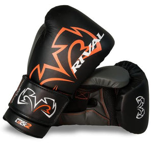 RIVAL RS11V EVOLUTION SPARRING GLOVE VELCRO - BLACK