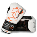 RIVAL RS11V EVOLUTION SPARRING VELCRO BOXING GLOVE - WHITE/BLACK