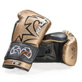 RIVAL RS11V EVOLUTION SPARRING VELCRO BOXING GLOVE -GOLD/BLACK