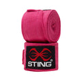 STING ELASTICISED WOB APPROVED HAND WRAPS - PINK