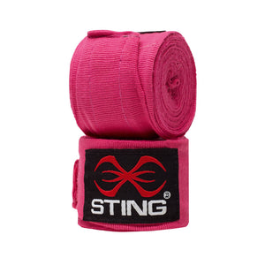 STING ELASTICISED WOB APPROVED HAND WRAPS - PINK