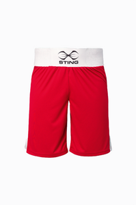 STING COMPETITION UNISEX METTLE 2.0 COMPETITION SHORTS - RED