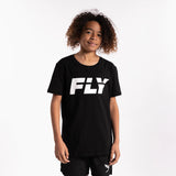 Fly Black-Kids Big Logo Tee