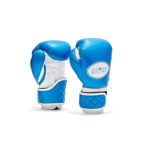 POUND 4 POUND DOUBLE VELCRO STRAP blue