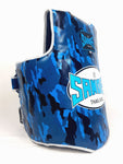 SANDEE SYNTHETIC LEATHER BODY SHIELD camo blue/white