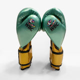 CLETO REYES SPARRING VELCRO WBC-GREEN/GOLD