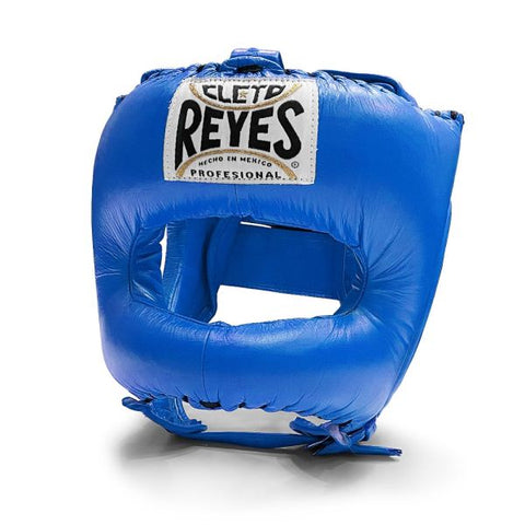 CLETO REYES HEADGUARD WITH NYLON POINTED FACE BAR blue