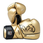 RIVAL RS1 SPARRING GLOVES 2.0 LACE ULTRA-GOLD/BLACK