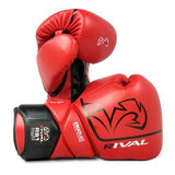 RIVAL RS1 SPARRING GLOVES 2.0 LACE ULTRA-RED/BLACK