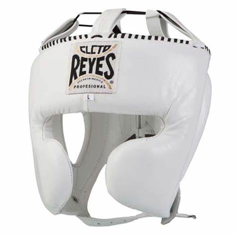 CLETO REYES HEADGUARD WITH CHEEK PROTECTION white