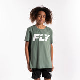 Fly Green-Kids Big Logo Tee