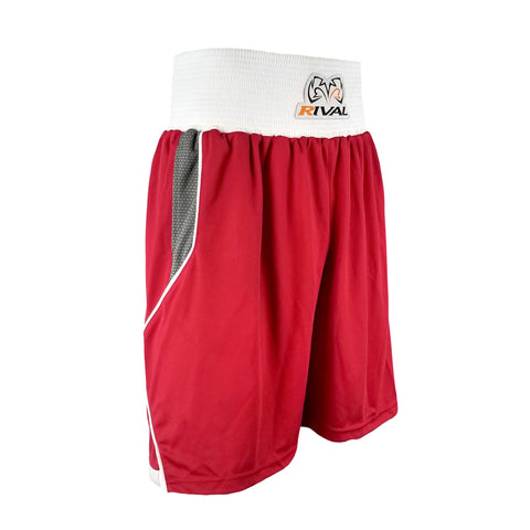RIVAL-AMATEUR RED COMPETITION/TRAINING BOXING TRUNKS