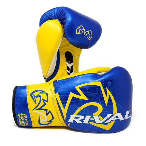 RIVAL RFX-GUERRERO SPARRING P4P EDITION LACE blue/yellow