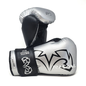 RIVAL RS11V EVOLUTION VELCRO SPARRING GLOVES - SILVER/BLACK