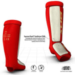 RDX SI SHIN INSTEP GUARDS-RED